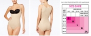 Maidenform Women's  Firm Control Ultimate Instant Slimmer Open Bust Bodysuit 2656 